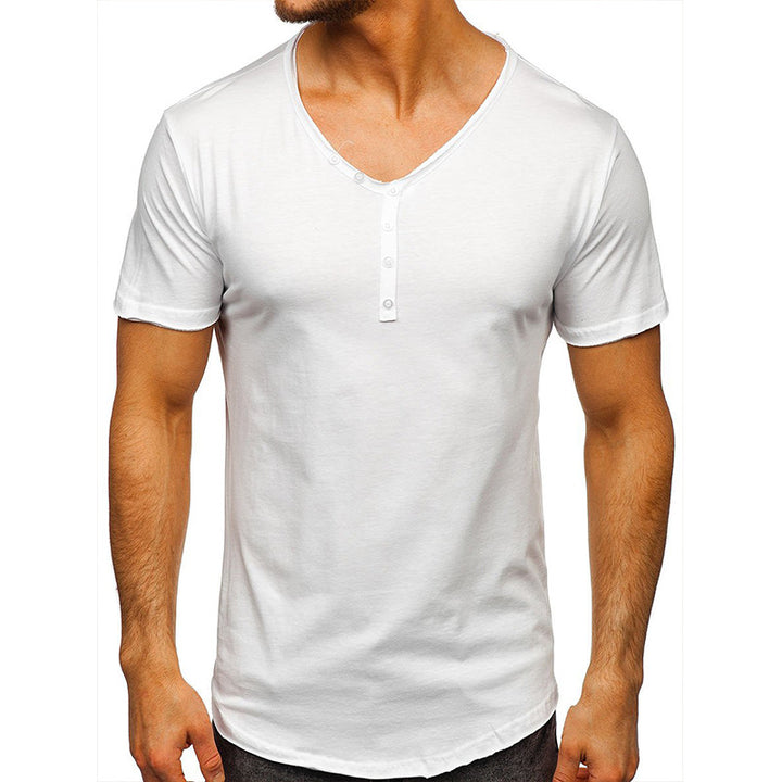 Herren Kurzarmshirt mit Knopfleiste Echoarchiv