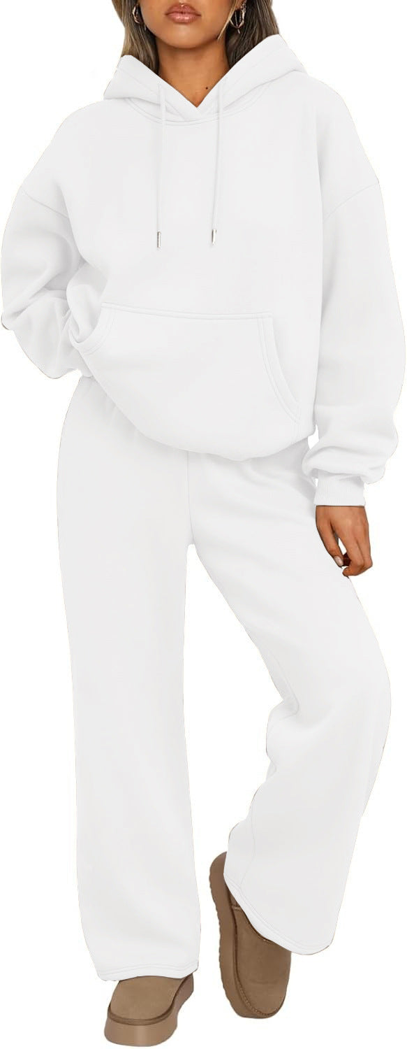Unisex minimalistischer Kapuzenpullover aus French-Terry mit flachem Kordelzug und verstärkter Nackenpasse Echo Archiv