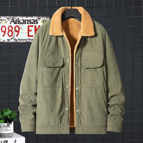 Herren Cordjacke mit weichem Fleecefutter Echo Archiv