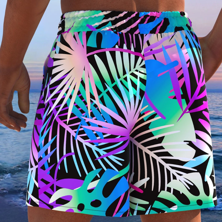 Herren Badeshorts mit animalischem Muster und elastischem Bund Echo Archiv