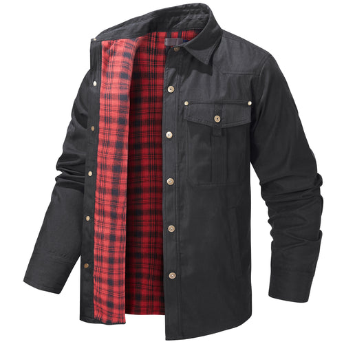 Herren Flanell gefütterte Arbeitsjacke Echoarchiv