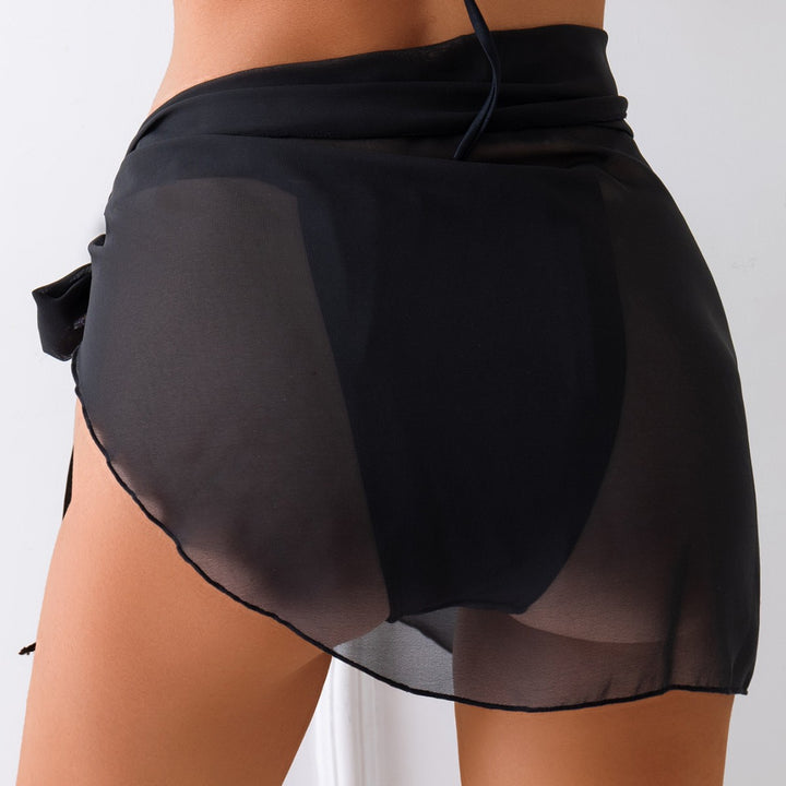 Damen Strandrock mit raffiniertem Knoten und dekorativer Muschelapplikation Echo Archiv