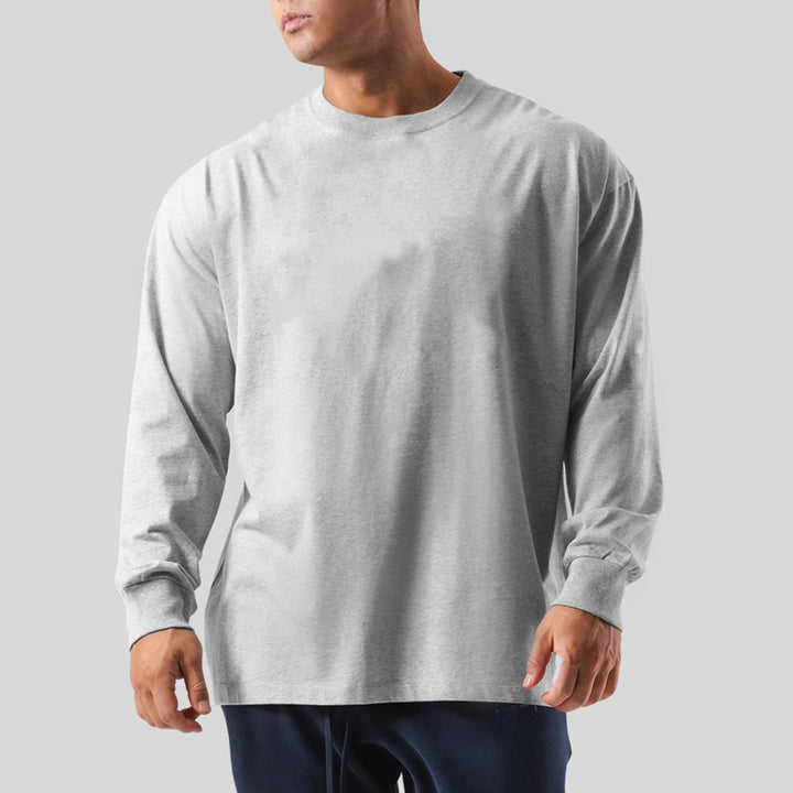 Herren Langarmshirt aus leichtem, atmungsaktivem Stoff Echoarchiv
