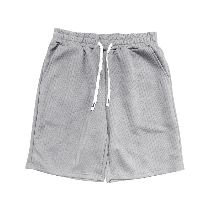 Herren bequeme Sportshorts mit elastischem Bund und seitlichen Taschen Echoarchiv