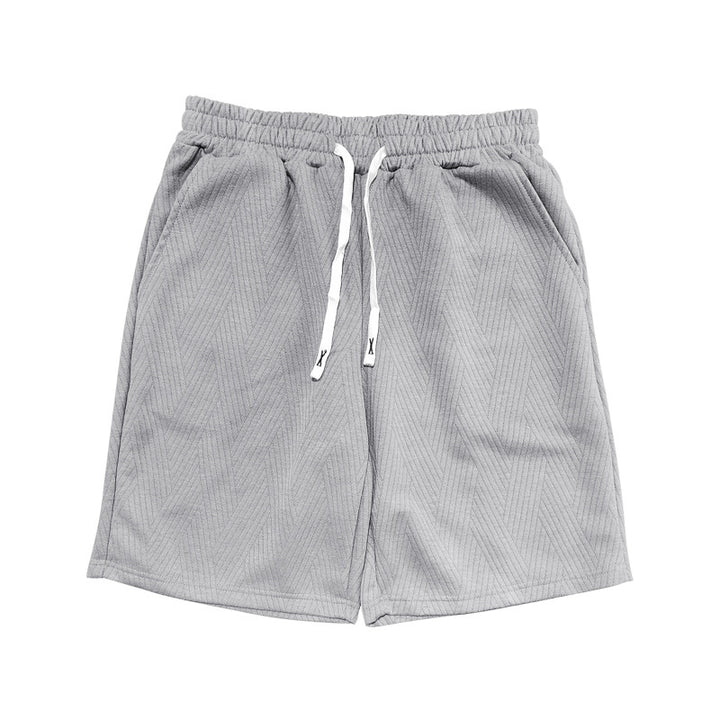 Herren bequeme Sportshorts mit elastischem Bund und seitlichen Taschen Echoarchiv