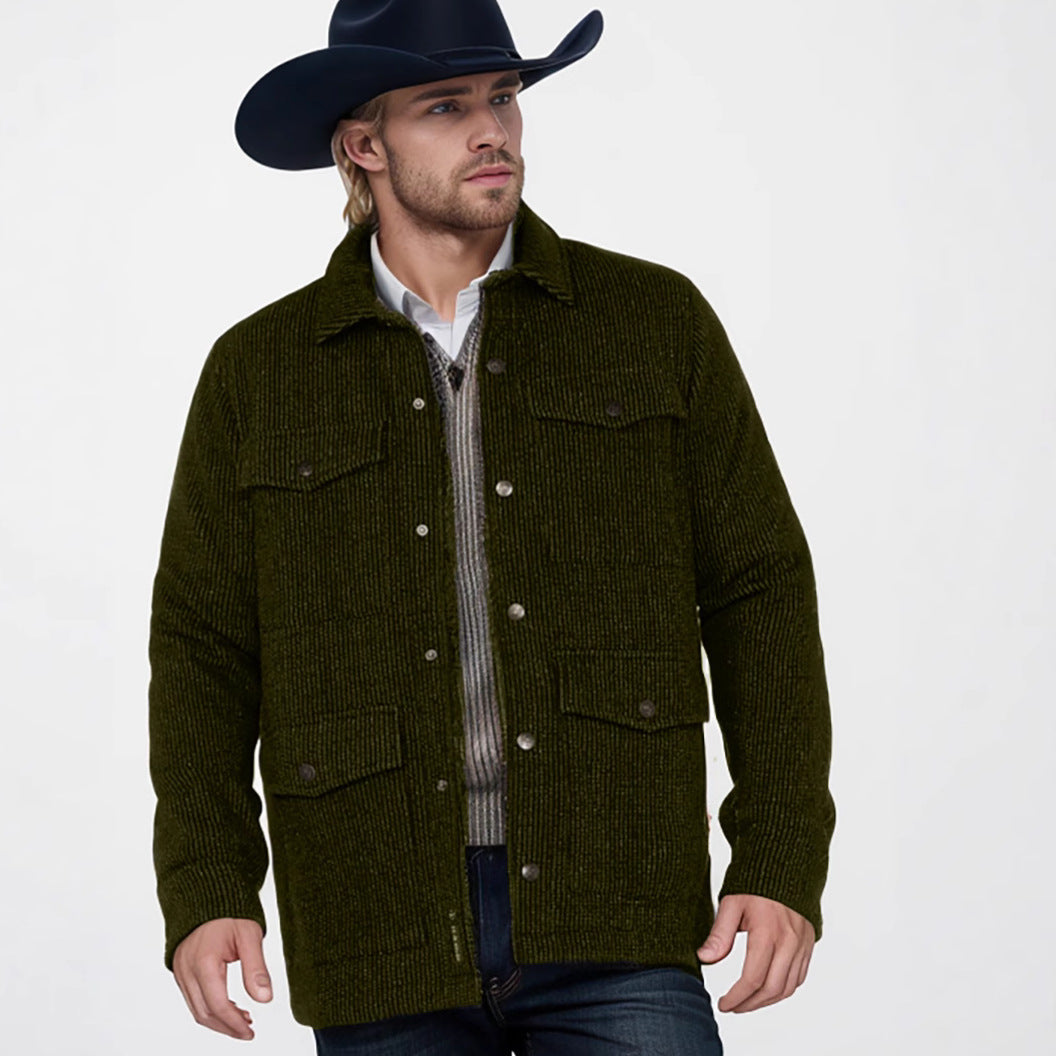 Herren Modische Winterjacke mit praktischen Taschen Echoarchiv