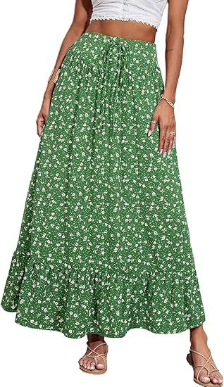Damen Jumpsuit mit floralem Druck und elastischer Taillierung Echo Archiv