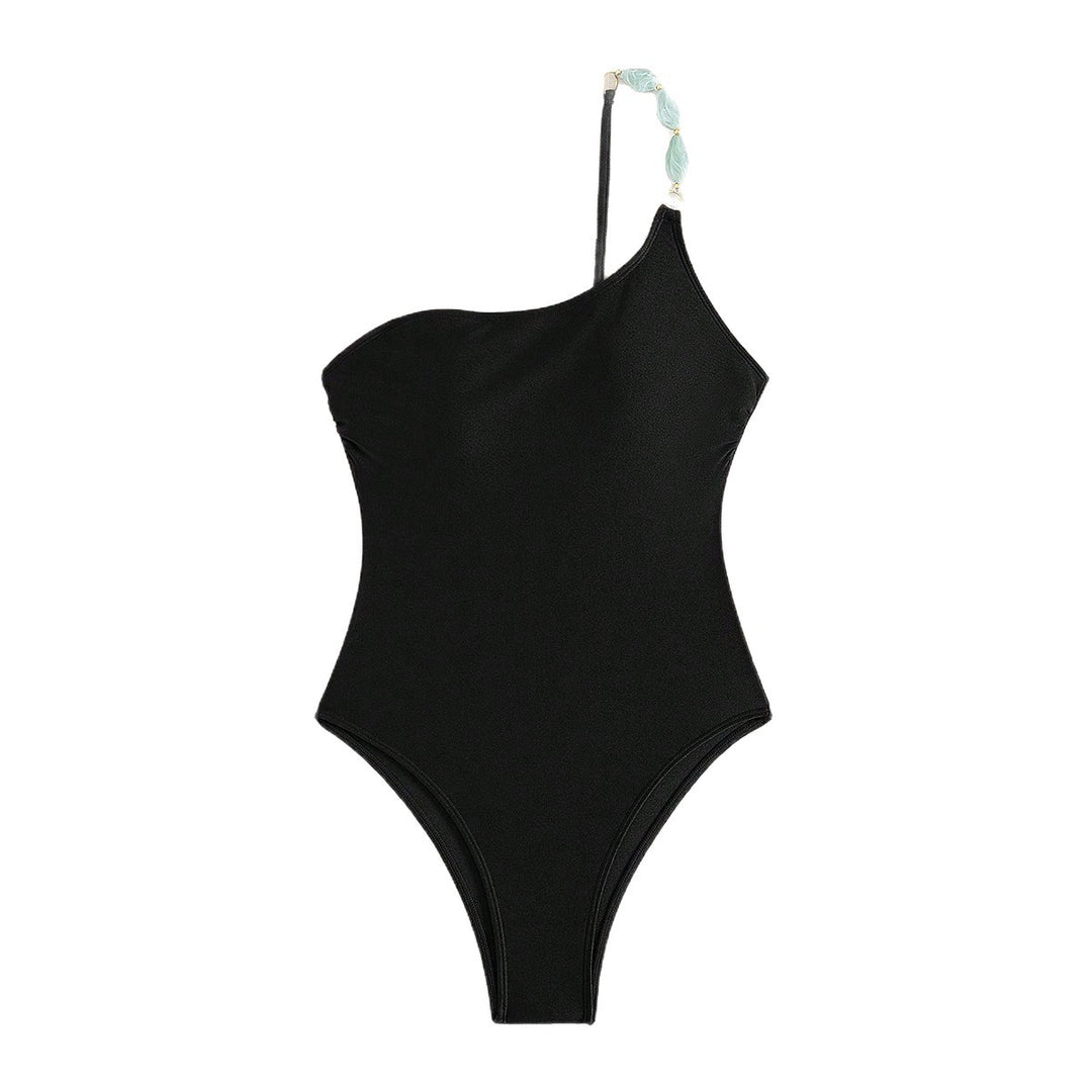 Damen Eleganter Schwimmanzug mit schmalen Trägern und figurschmeichelndem Schnitt Echo Archiv