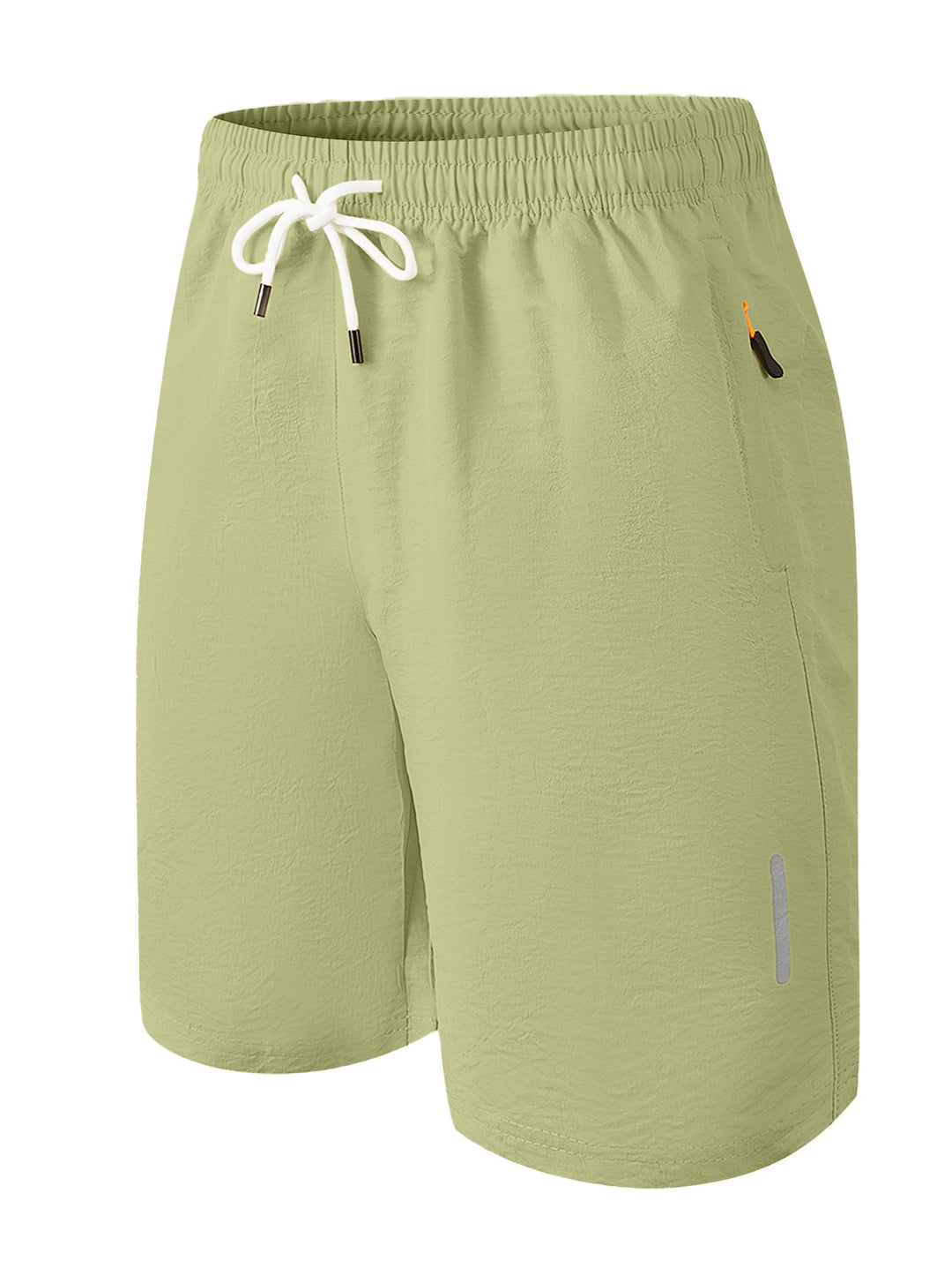 Herren nan ultraleichte schnelltrocknende Sport- und Badeshorts mit Elastikbund Kordelzug Reißverschlusstasche und reflektierendem Detail Echo Archiv