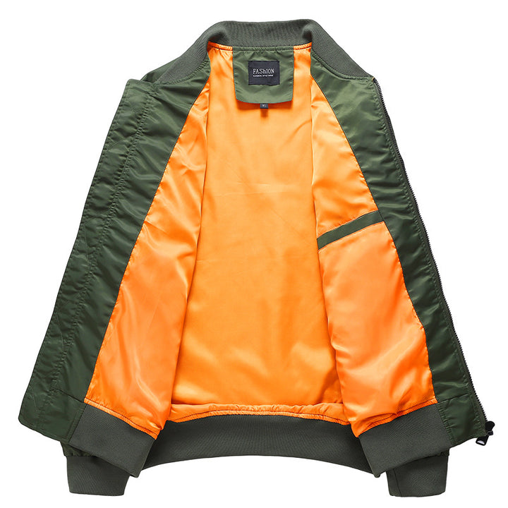 Herren Piloten-Bomberjacke mit Utility-Ärmelfach und windabweisender Außenlage Echo Archiv