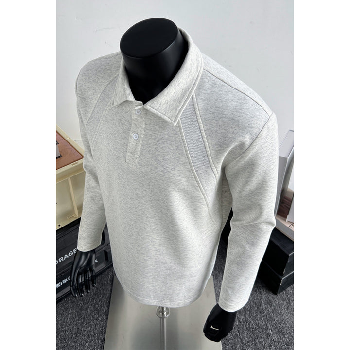 Herren Sportliches Langarm-Polo-Shirt Echo Archive