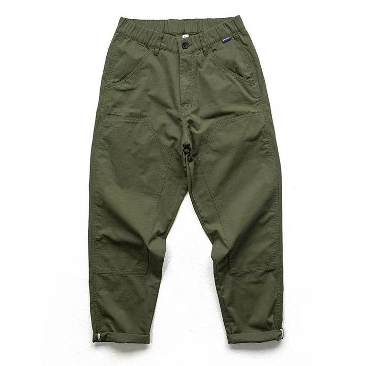 Herren Bequeme Cargohose mit Gummibund und praktischen Taschen – Bravaro