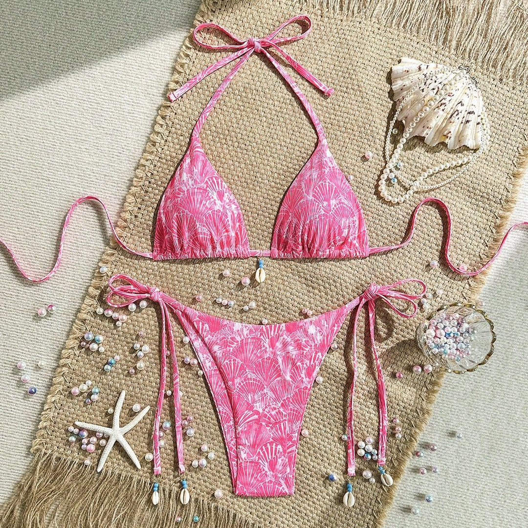 Damen Triangel-Bikini mit Muschel-Details Echo Archiv