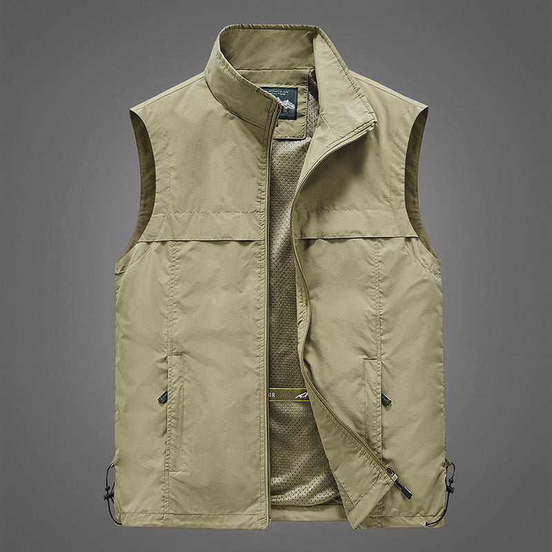 Herren Leichte Multifunktionale Outdoor-Weste Echo Archiv