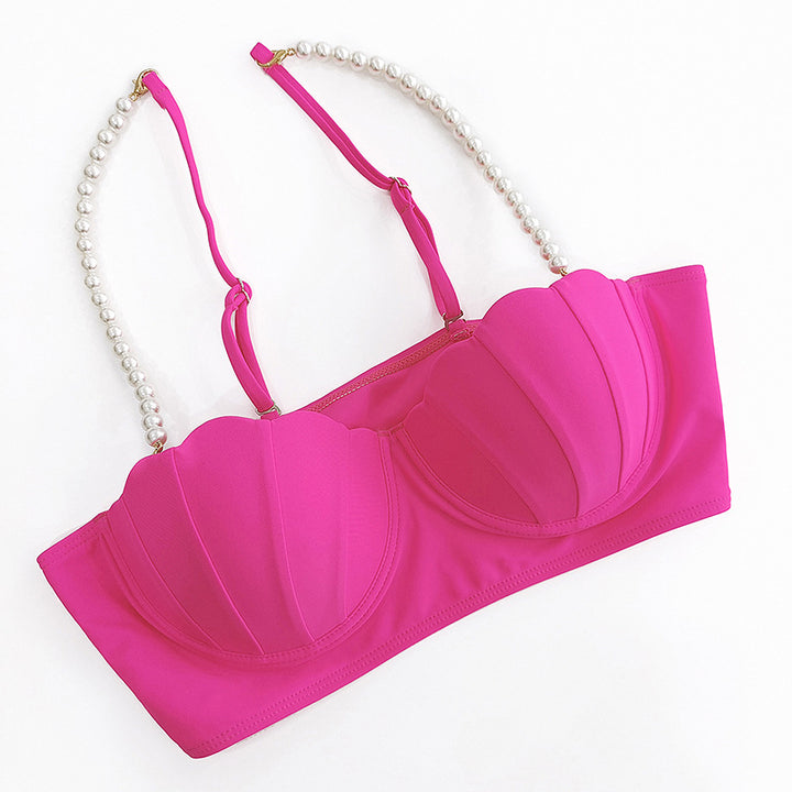 Damen Bikini-Set mit elegantem Bustier und modischem Rock Echo Archiv