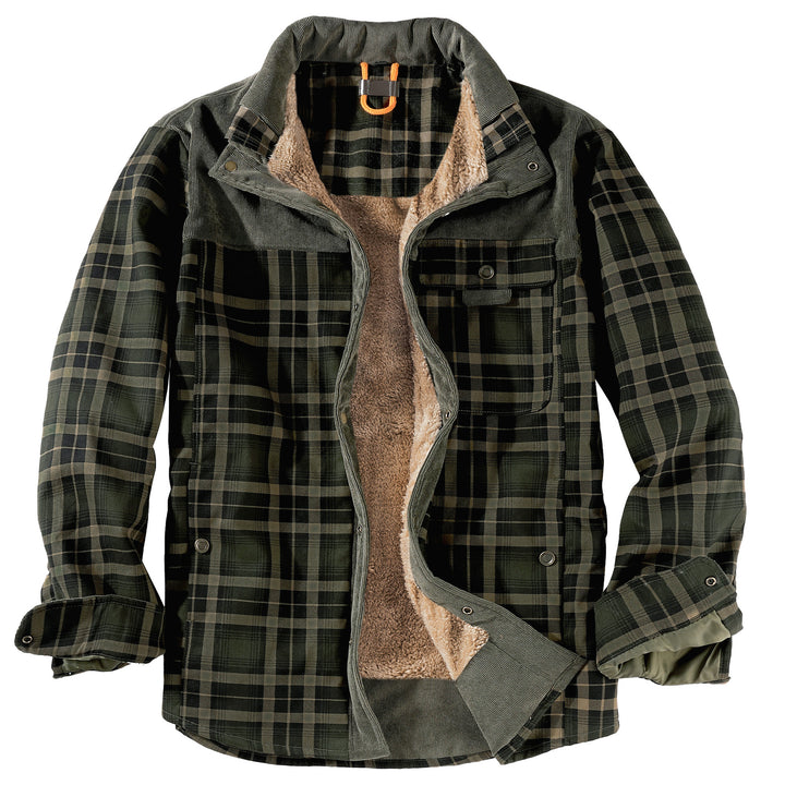 Herren Flanelljacke mit kuscheligem Innenfutter Echoarchiv