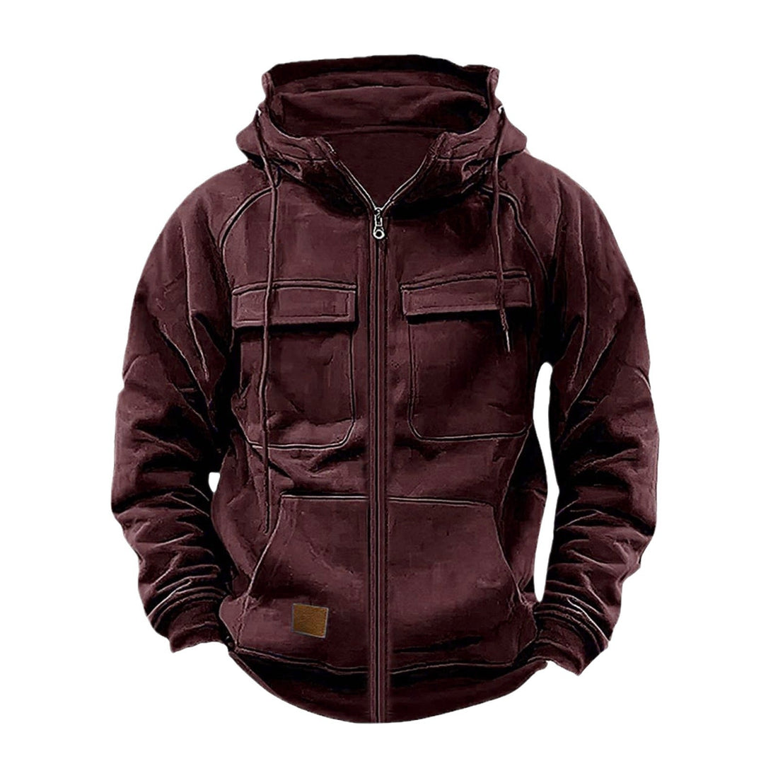 Herren Funktionale Kapuzenjacke mit praktischen Taschen – Taviero