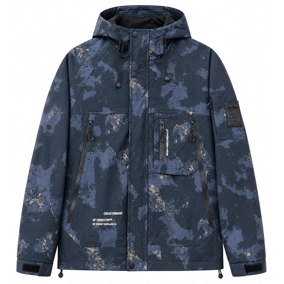 Herren Multifunktionale Outdoorjacke mit Kapuze Echo Archiv