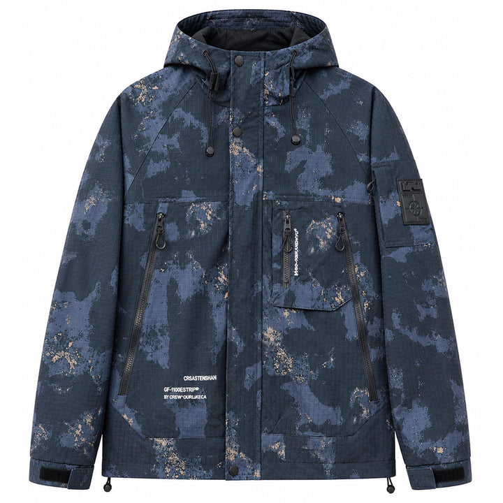 Herren Multifunktionale Outdoorjacke mit Kapuze Echo Archiv