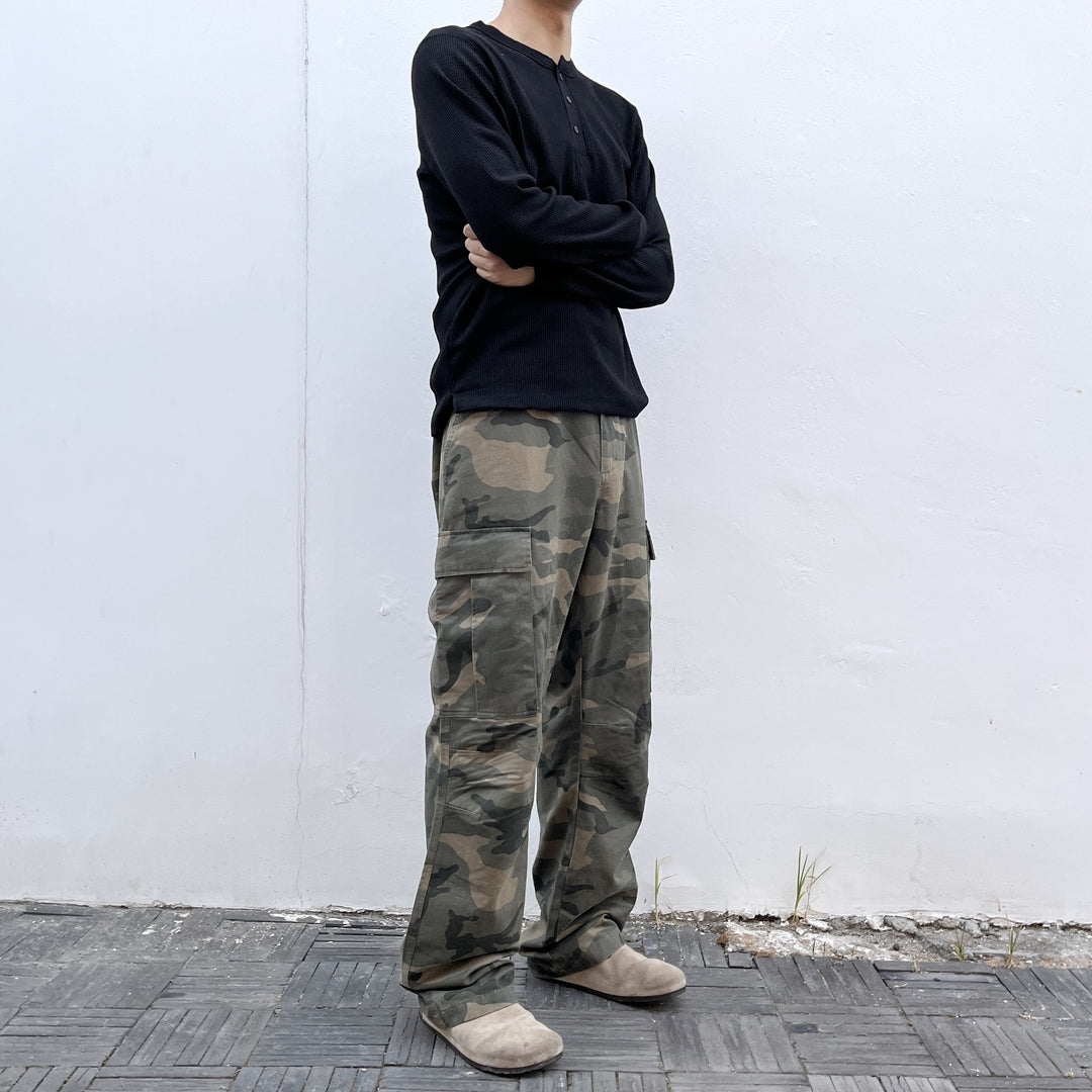 Herren Modische Cargohose mit mehreren Taschen Echo Archiv