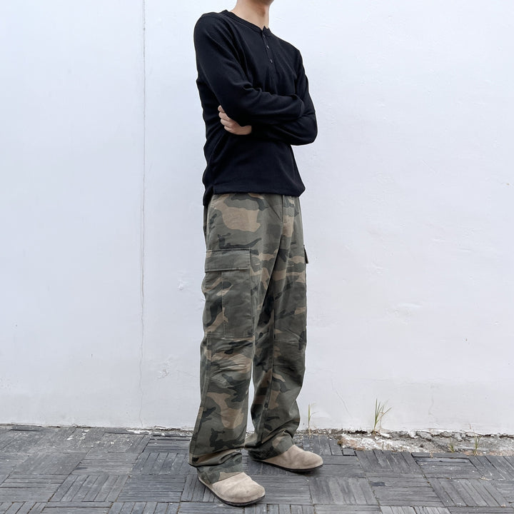 Herren Modische Cargohose mit mehreren Taschen Echo Archiv