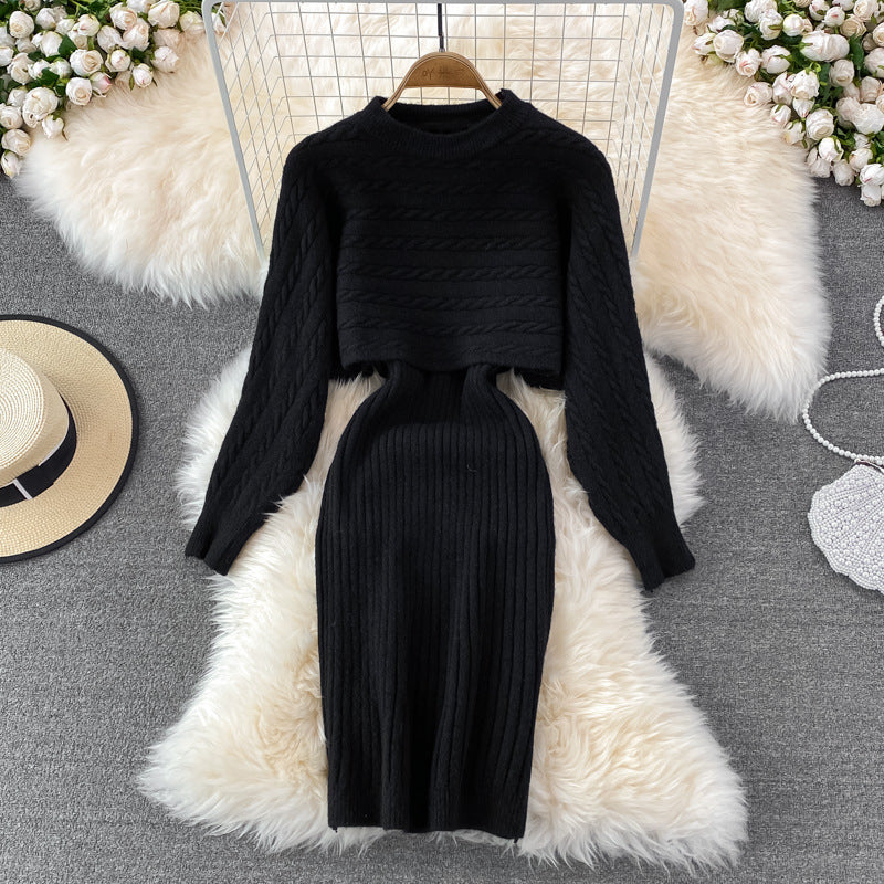 Damen Strickset mit Rippenstruktur Echo Archiv