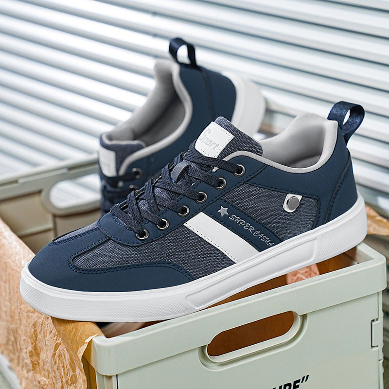Herren nan urbaner Canvas- und Kunstleder-Sneaker mit gepolstertem Einstieg und profilierter Gummisohle Echo Archiv