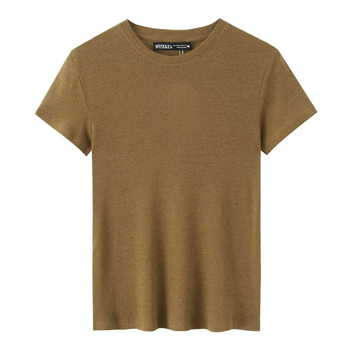 Damen Baumwoll-T-Shirt mit bequemem Schnitt und nachhaltigem Material Echo Archiv