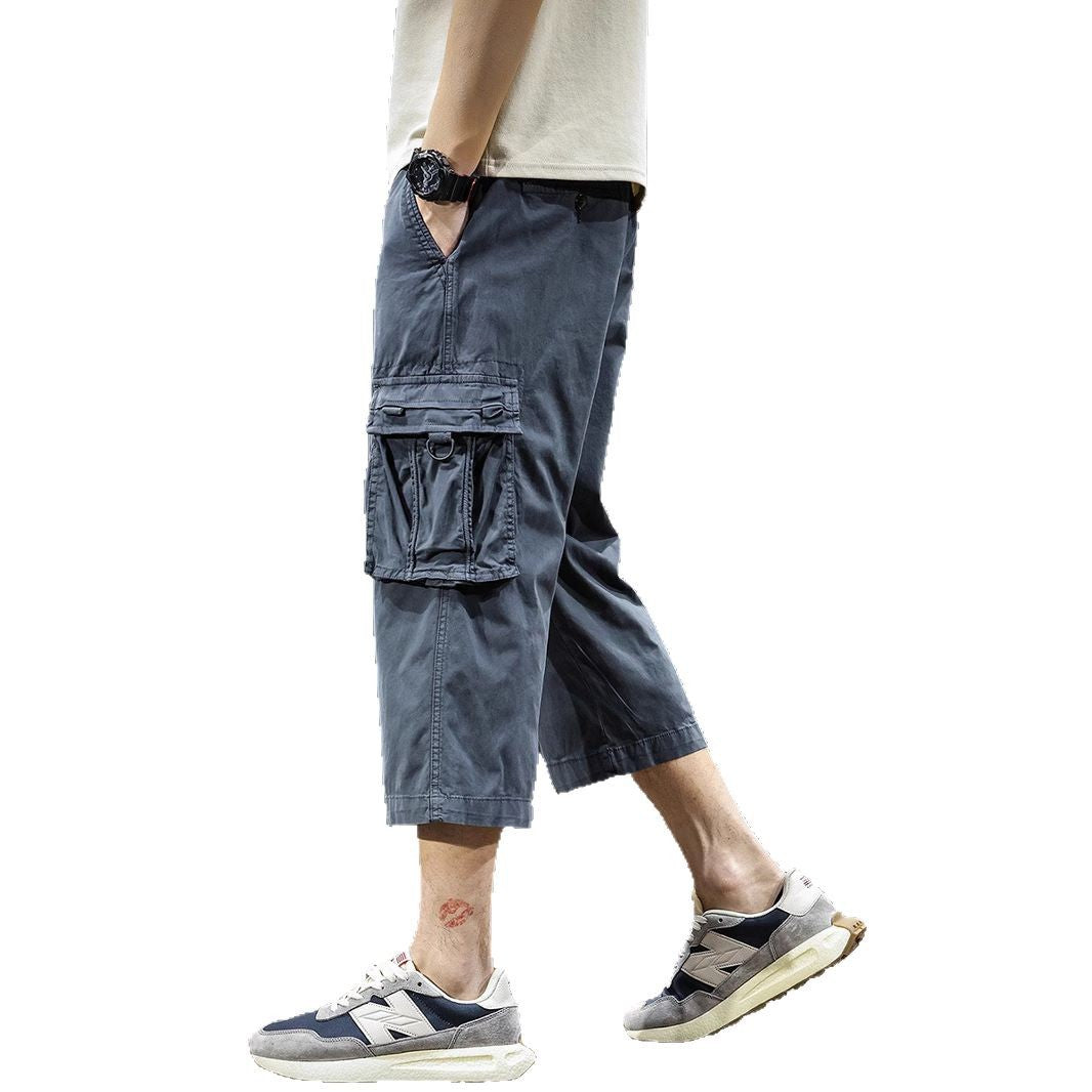 Herren Cargo-Shorts mit vielen Taschen und elastischem Bund Echoarchiv