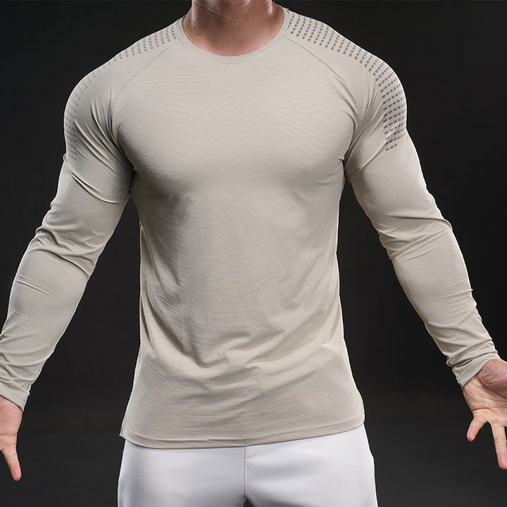 Herren funktionales Langarmshirt mit innovativer Mesh-Struktur Echoarchiv