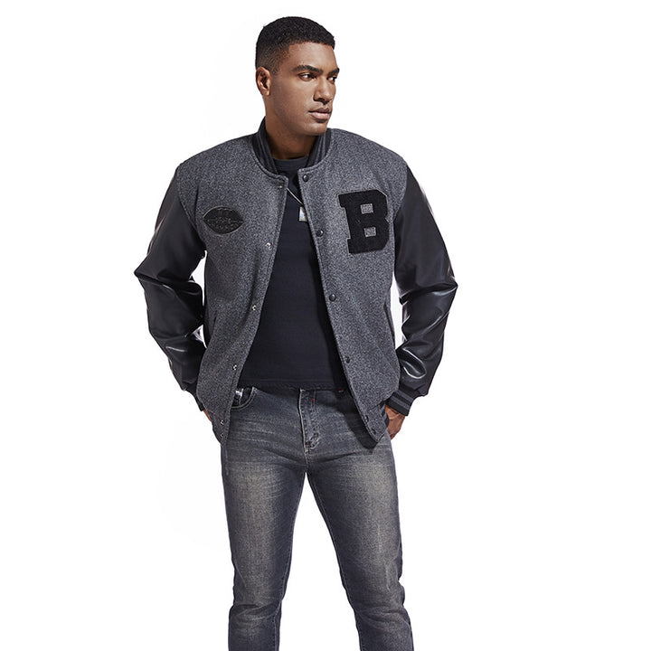 Herren Modische Collegejacke Echo Archiv