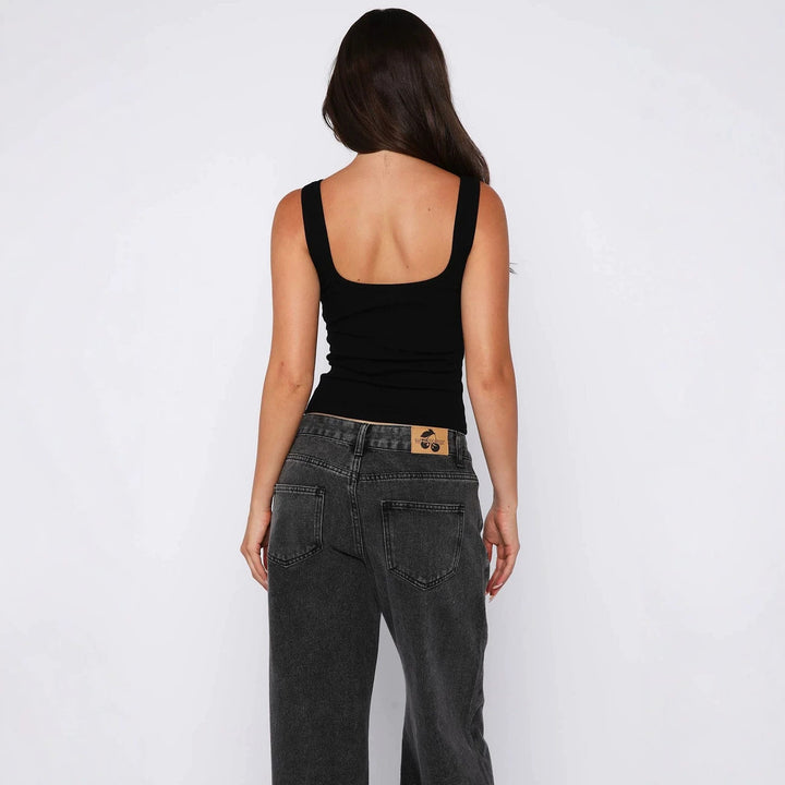 Damen Elegantes Trägershirt mit verschönernden Details Echo Archiv