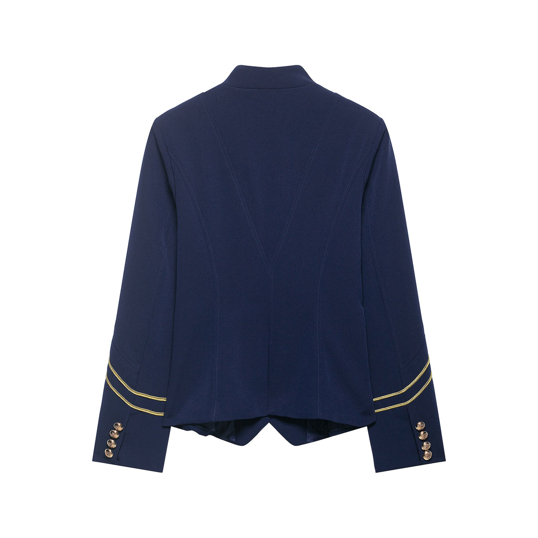 Damen Gala-Militärblazer im Parade‑Stil mit Kordelbesatz und Stehkragen Echo Archiv