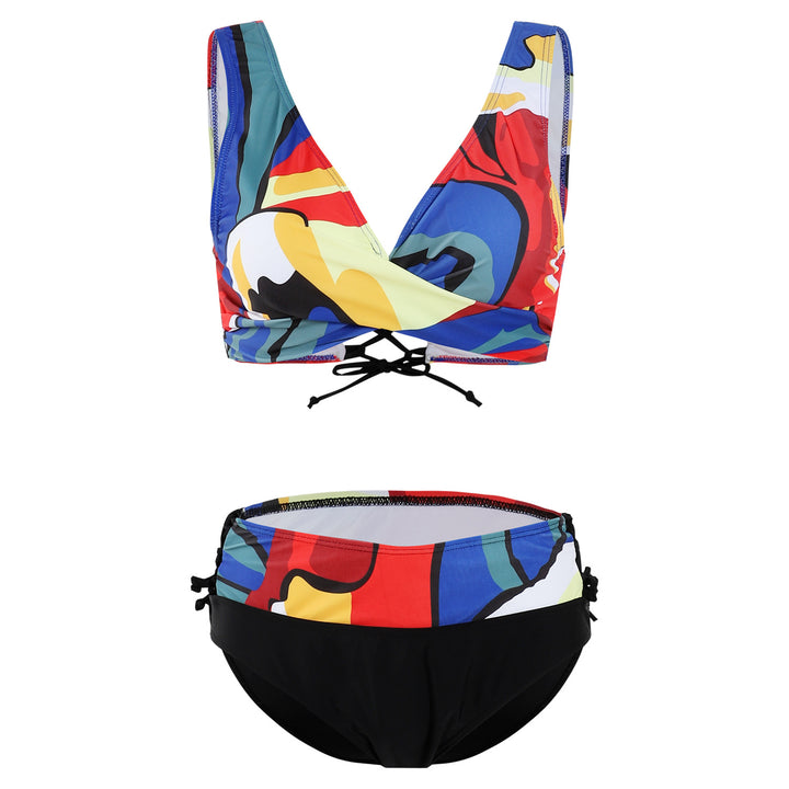 Damen Sportlicher Bikinis mit modischem Wickeldesign Echo Archiv