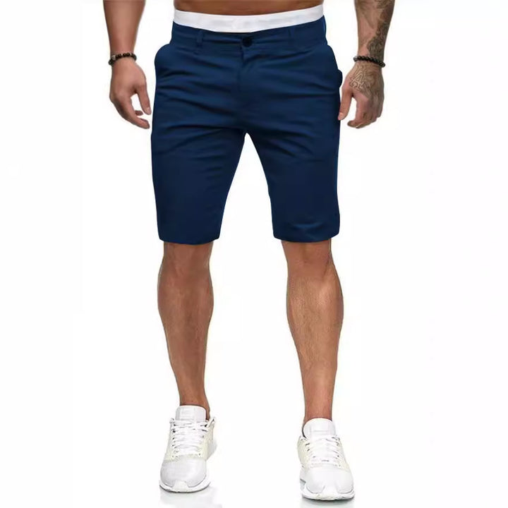 Herren Modische Chino-Shorts mit praktischen Seitentaschen und dehnbarem Bund Echoarchiv