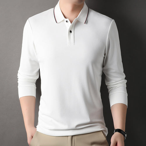 Herren Poloshirt mit atmungsaktiver Piqué-Oberfläche und eleganten Kontrastdetails Echoarchiv