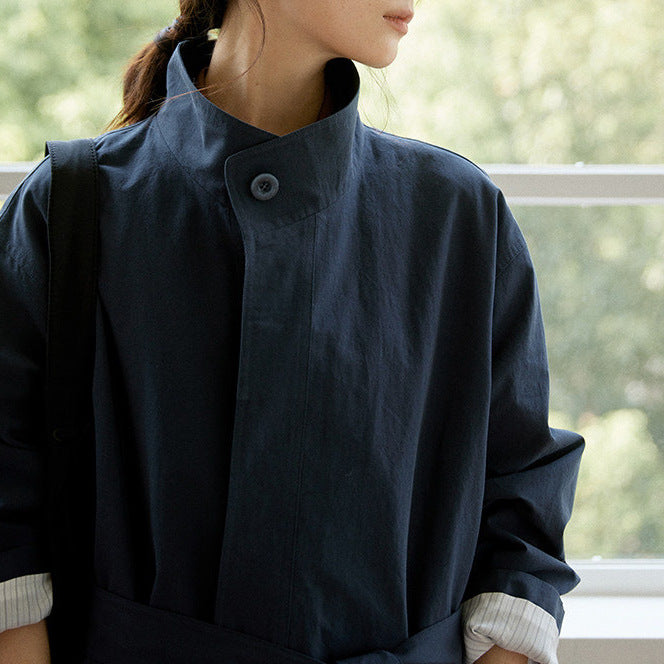 Damen Urbaner Lange Trenchcoat Echoarchiv