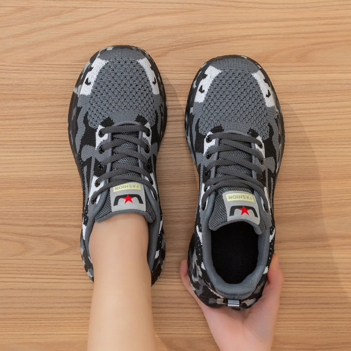 Unisex nan Camouflage-Strick-Sneaker mit geformter Dämpfungs-Zwischensohle und profiliertem Laufsohlen-Design Echo Archiv