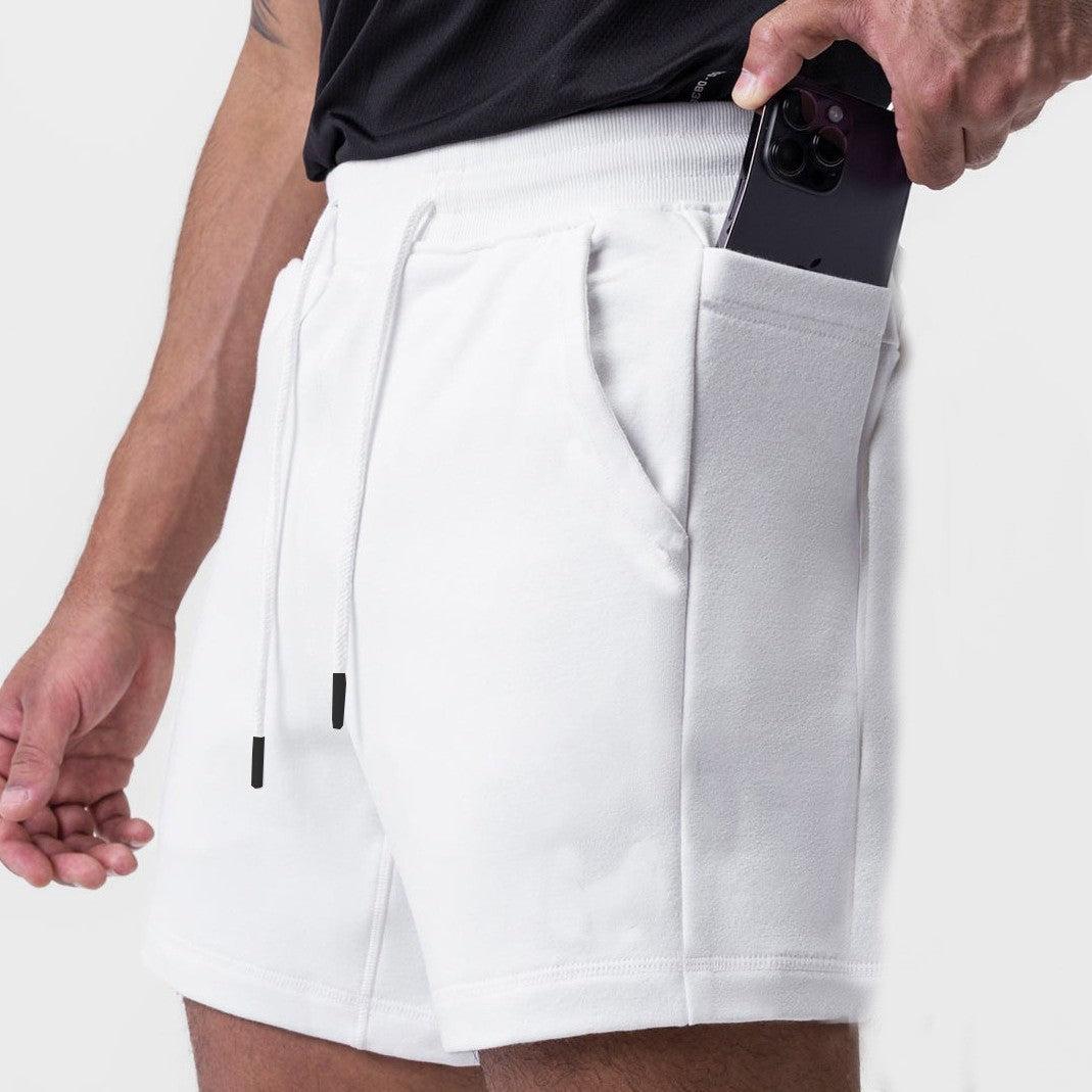 Herren Bequeme Shorts mit seitlichen Taschen und verstellbarem Bund Echoarchiv