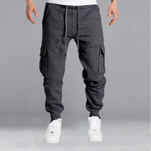 Herren stylische Cargo-Hose mit elastischem Bund und praktischen Seitentaschen Echoarchiv