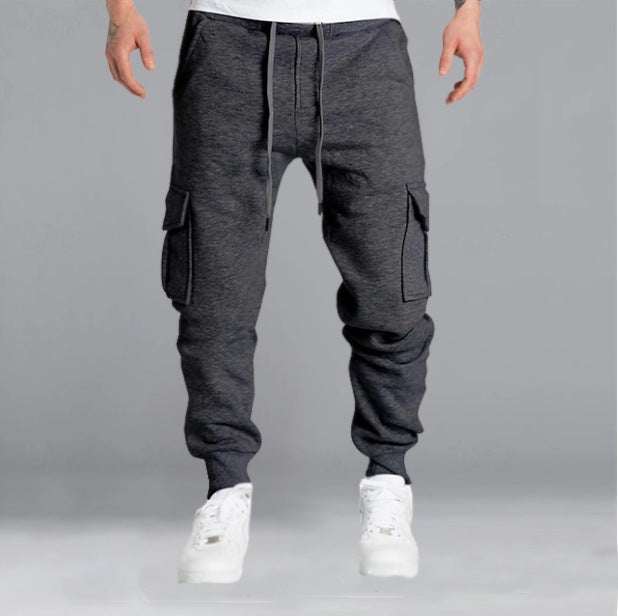 Herren Cargo-Style Jogginghose mit praktischem Taschen-Design Echoarchiv