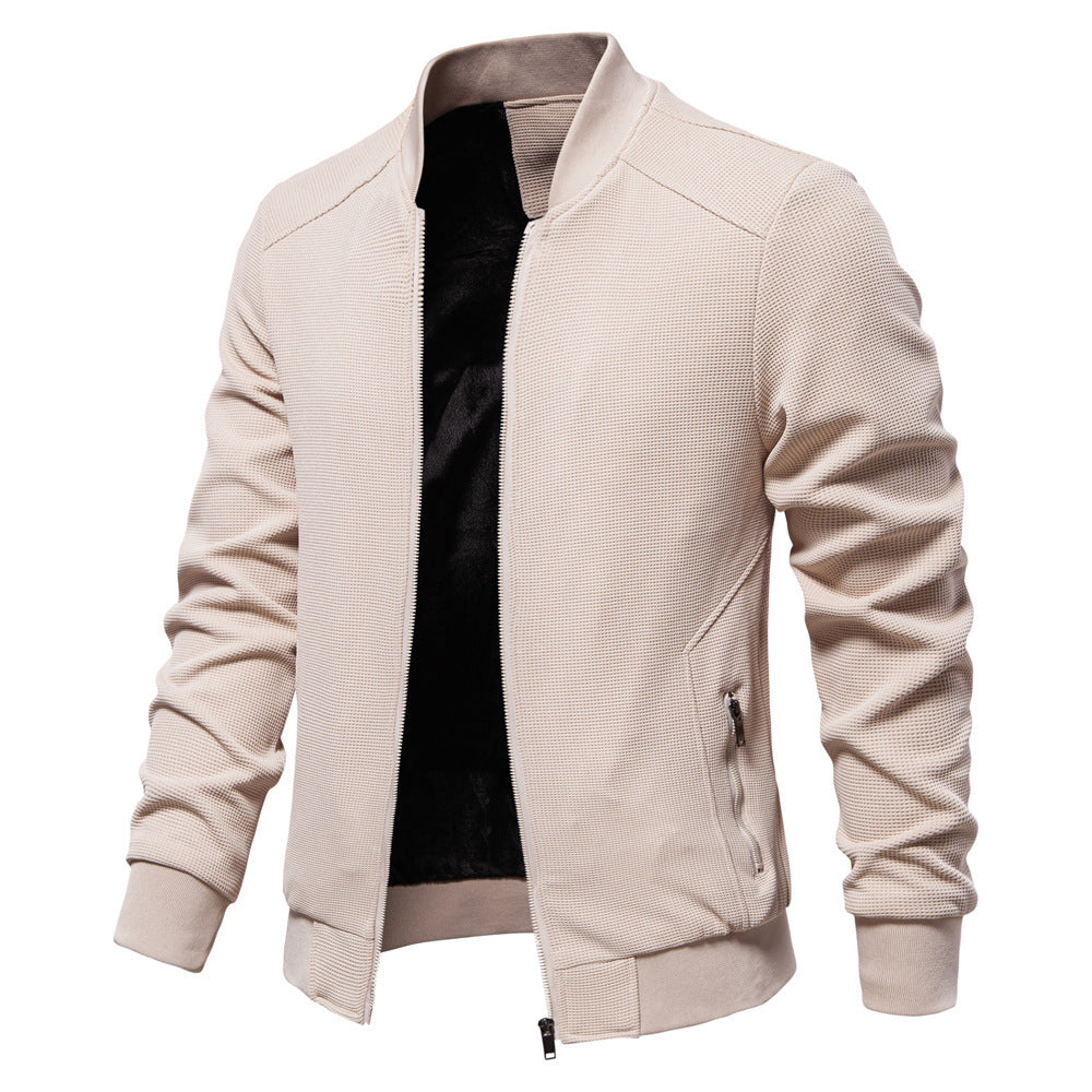 Herren modische Sportjacke mit atmungsaktivem Strukturdesign Echoarchiv