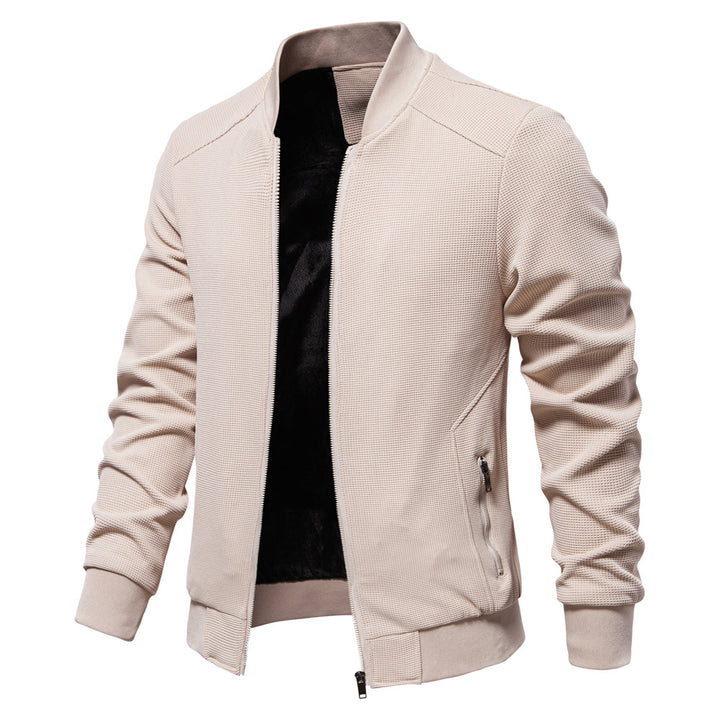 Herren modische Sportjacke mit atmungsaktivem Strukturdesign Echoarchiv