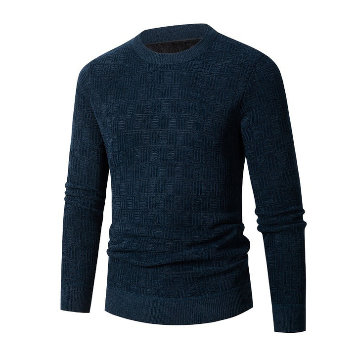 Herren modischer Strickpullover mit einzigartigem Strukturdesign Echoarchiv