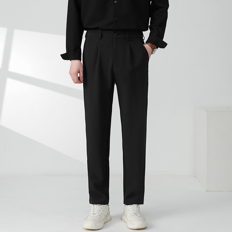 Herren Elegante Anzughose mit Struktur