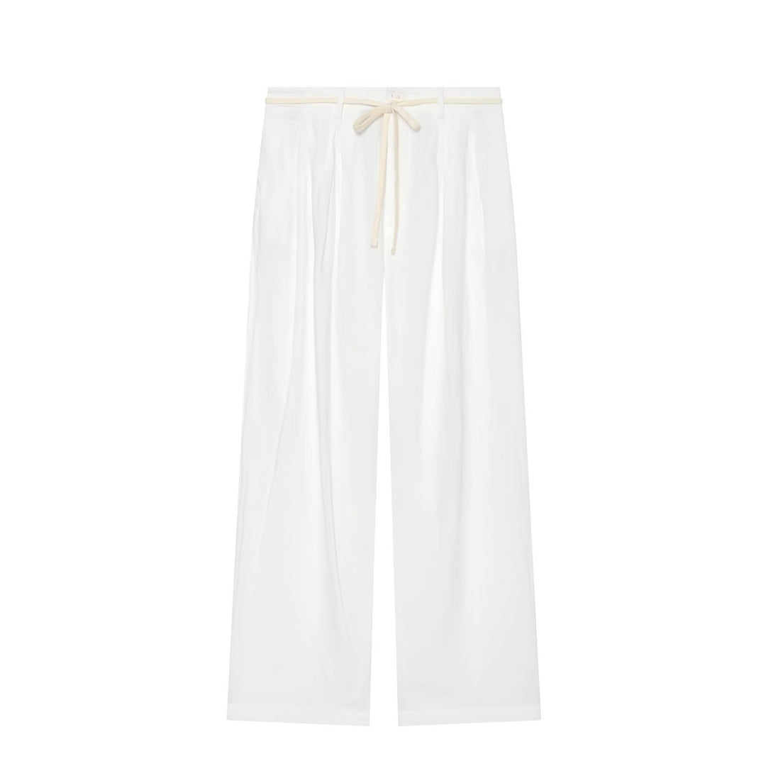 Damen Zweiteiliges Loungewear-Set mit weiter Hemdbluse und fließender Marlene-Hose Echo Archiv