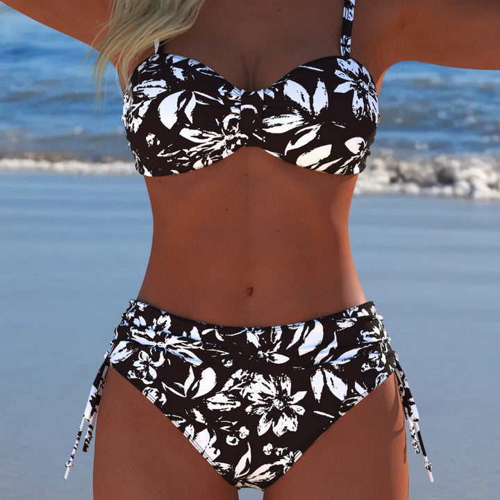 Damen Bikini-Set mit gepolstertem Balconette-Oberteil und hoch geschnittenem Höschen Echo Archiv