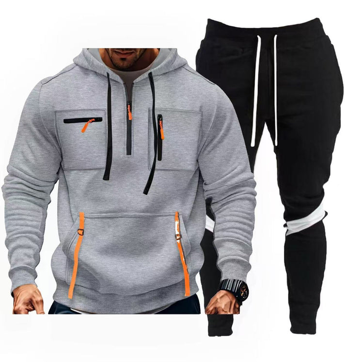 Herren sportliches Hoodie- und Jogginghosen-Set Echoarchiv