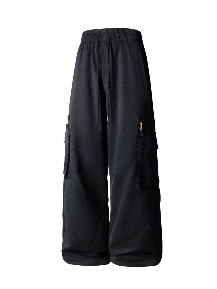 Herren Weite Cargo-Hose im Oversize-Schnitt mit elastischem Tunnelzugbund und Multifachtaschen Echo Archiv