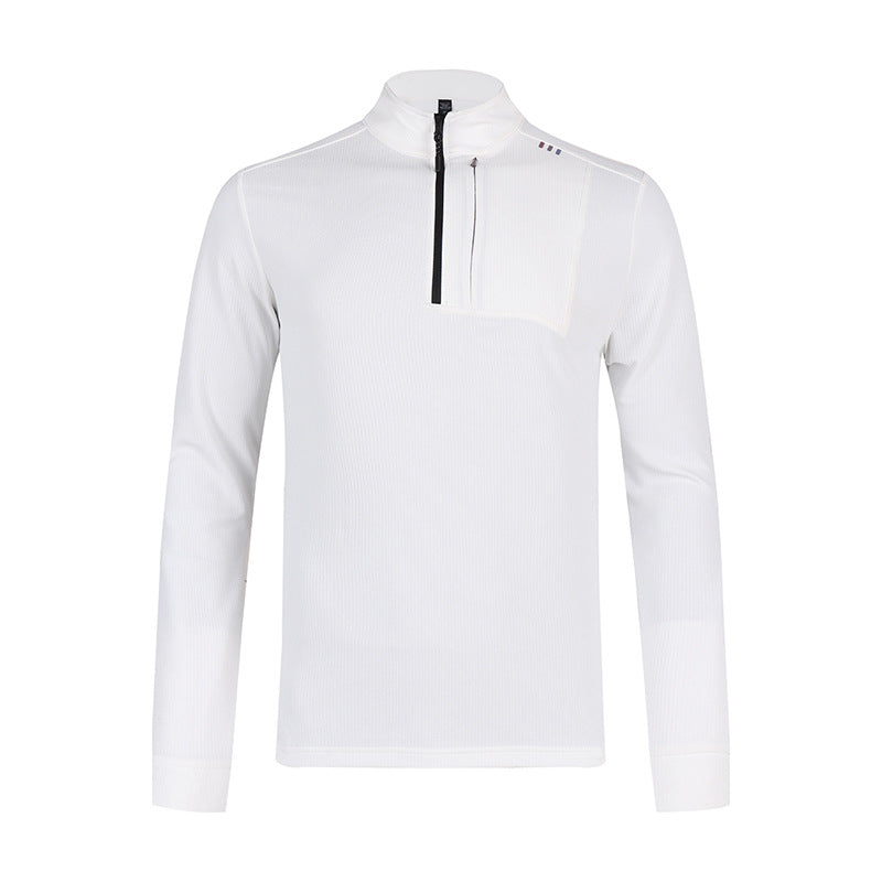 Herren Funktions-Langarmshirt mit Halbreißverschluss Echoarchiv
